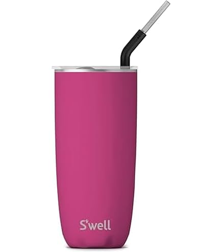 Amazon.com: S'well Stainless Steel Mug with Handle, 16oz, Pink
